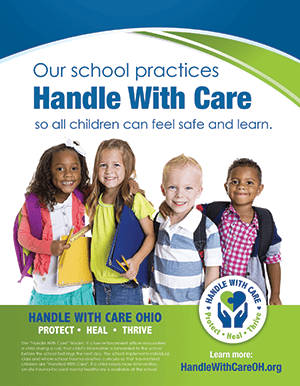 Ohio Handle With Care School Flyer